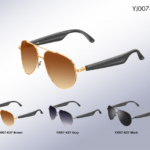 Pilot Metal Frame Smart Sunglasses (YJ007-K27)