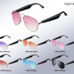 Pilot Metal Frame Smart Sunglasses (YJ007-K28)