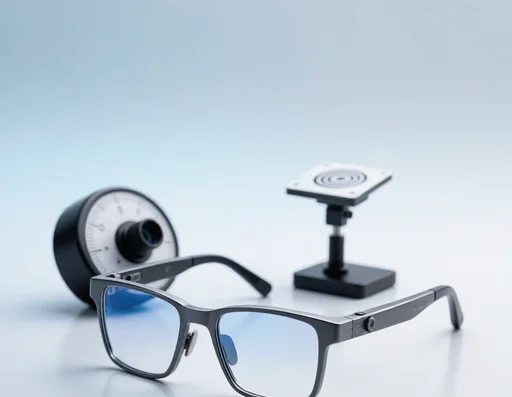 Adjustable prescription smart glasses with lens measurement tools
