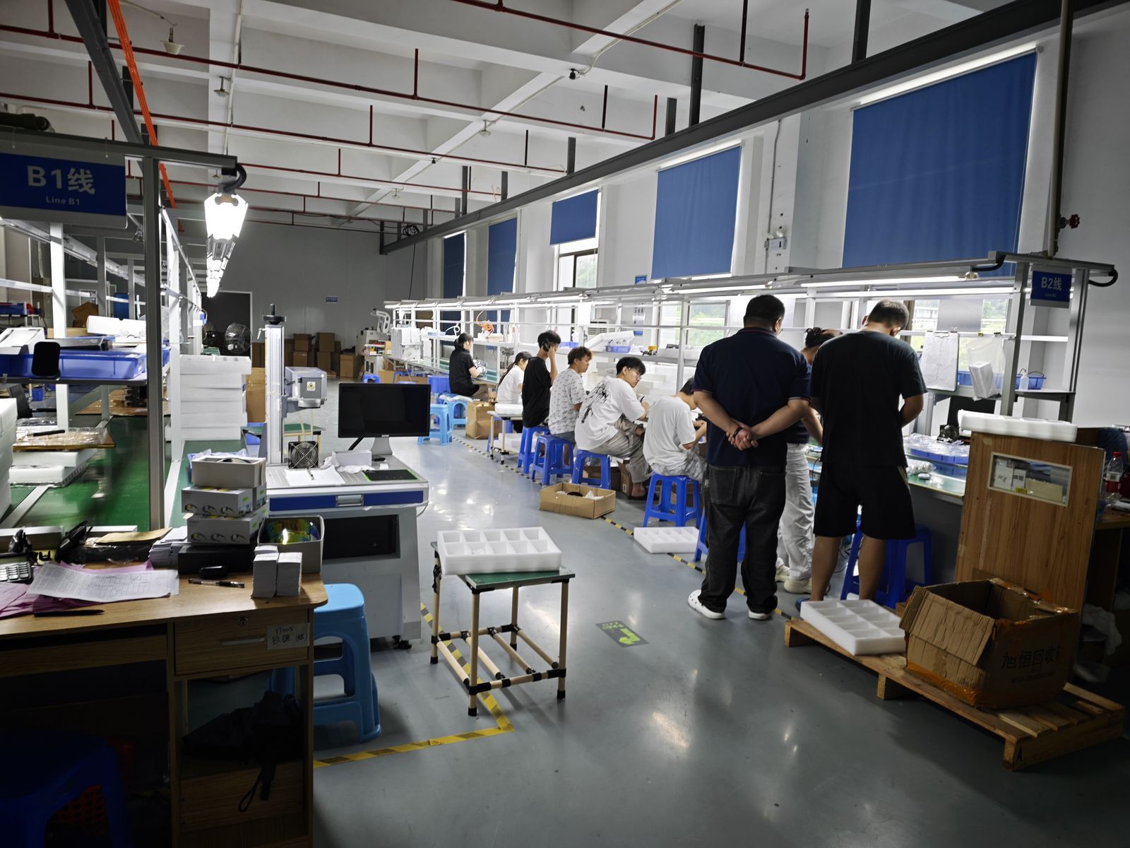 Production line B1 at YHR Technology manufacturing facility